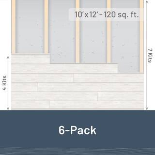 UFP-Edge 1 in. x 6 in. x 8 ft. Barn Wood Charcoal Pine Shiplap Board (6-Pack) 263249