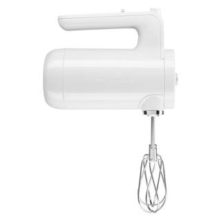 KitchenAid Cordless 7-Speed White Hand Mixer KHMB732WH