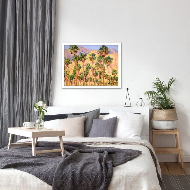 Americanflat Botanical Wall Art Room Decor Palm Trees Of The Palm Springs Desert By Suren Nersisyan