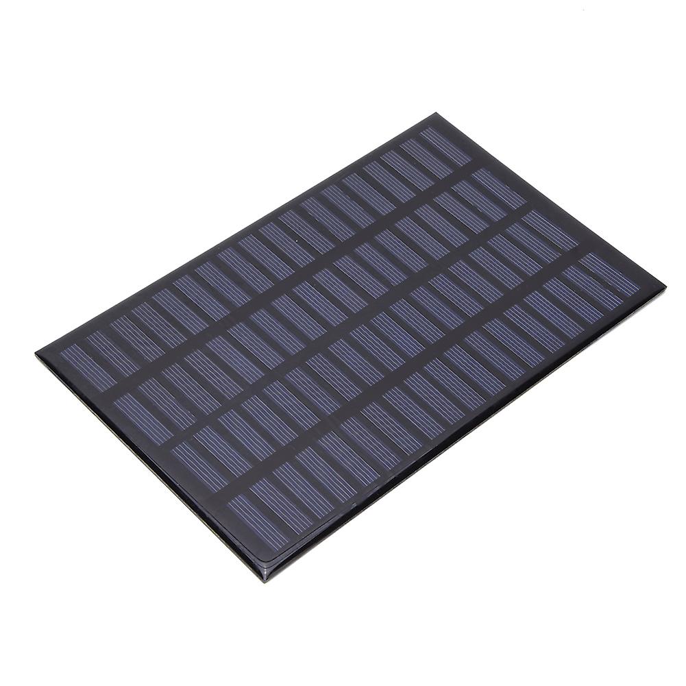 2.5w 18v Portable Black Stable Efficient Polycrystalline Silicon Solar Cell Panel For Diy Power Charger