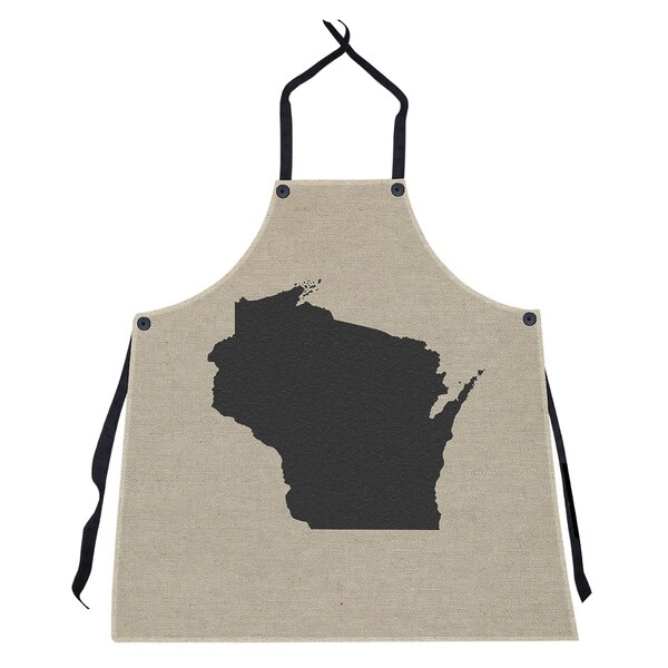 Wisconsin Silhouette Apron - 27 x 30