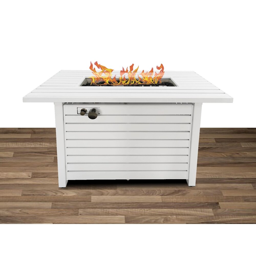 LSI Steel Propane/Natural Gas Fire Pit Table