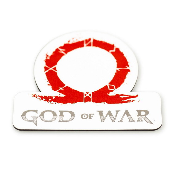 Just Funky God of War (2018) Omega Logo Car Magnet