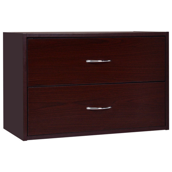 Costway 42679503 2 Drawer Dresser Horiztonal Organ...