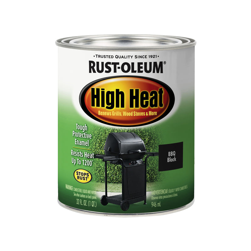 HI-HEAT PAINT BLK QT