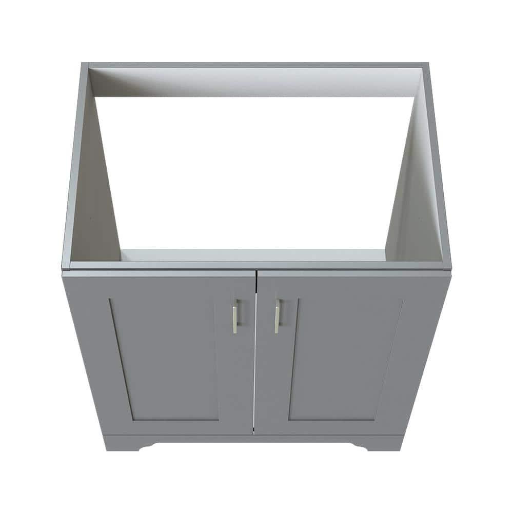 Home Decorators Collection Hawthorne 30 in W x 2134 in D Vanity Cabinet in Twilight Gray