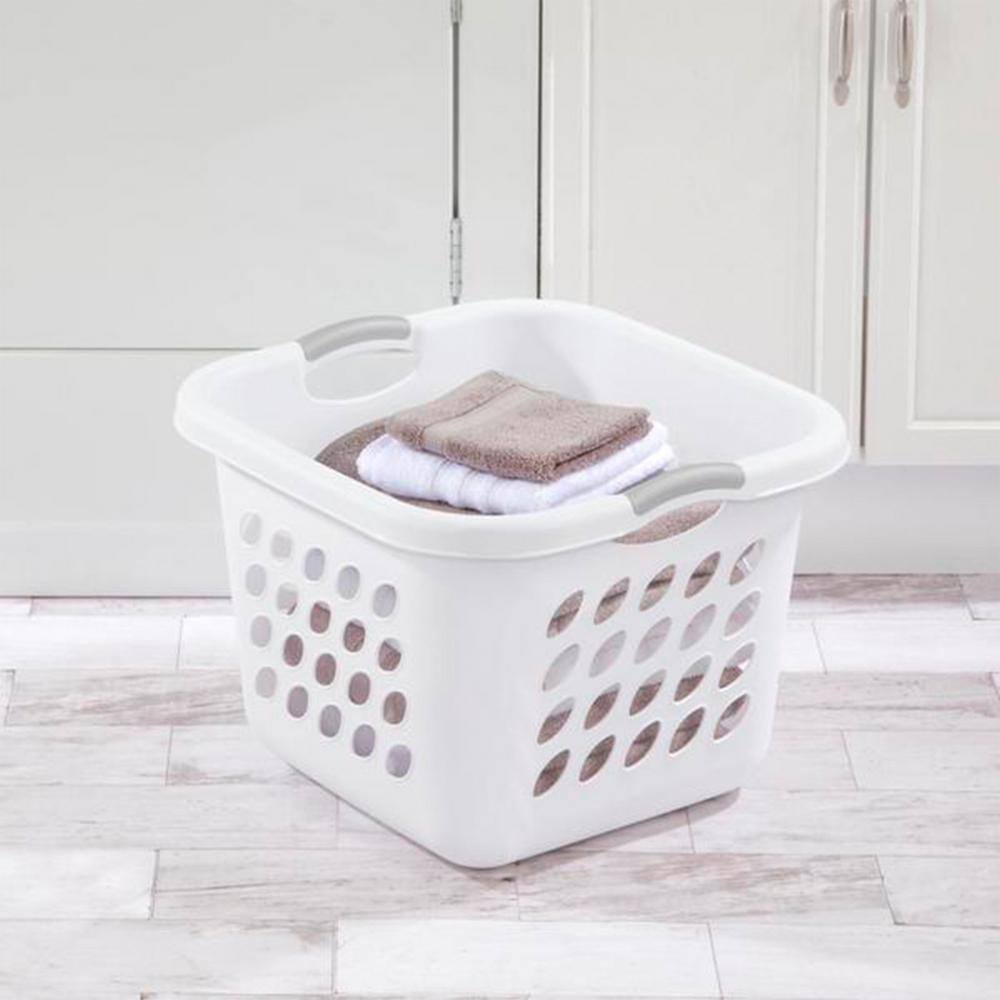 Sterilite Ultra Square Laundry Basket with Titanium Inserts (6-Pack) 6 x 12178006