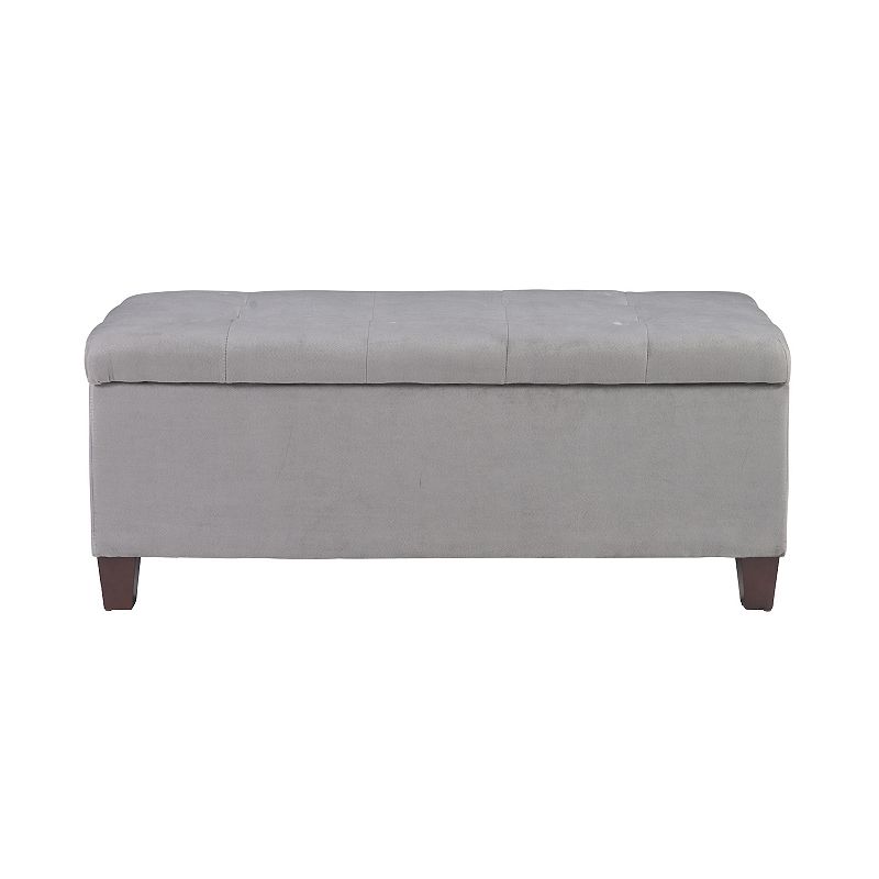 Linon Carmen Shoe Storage Ottoman