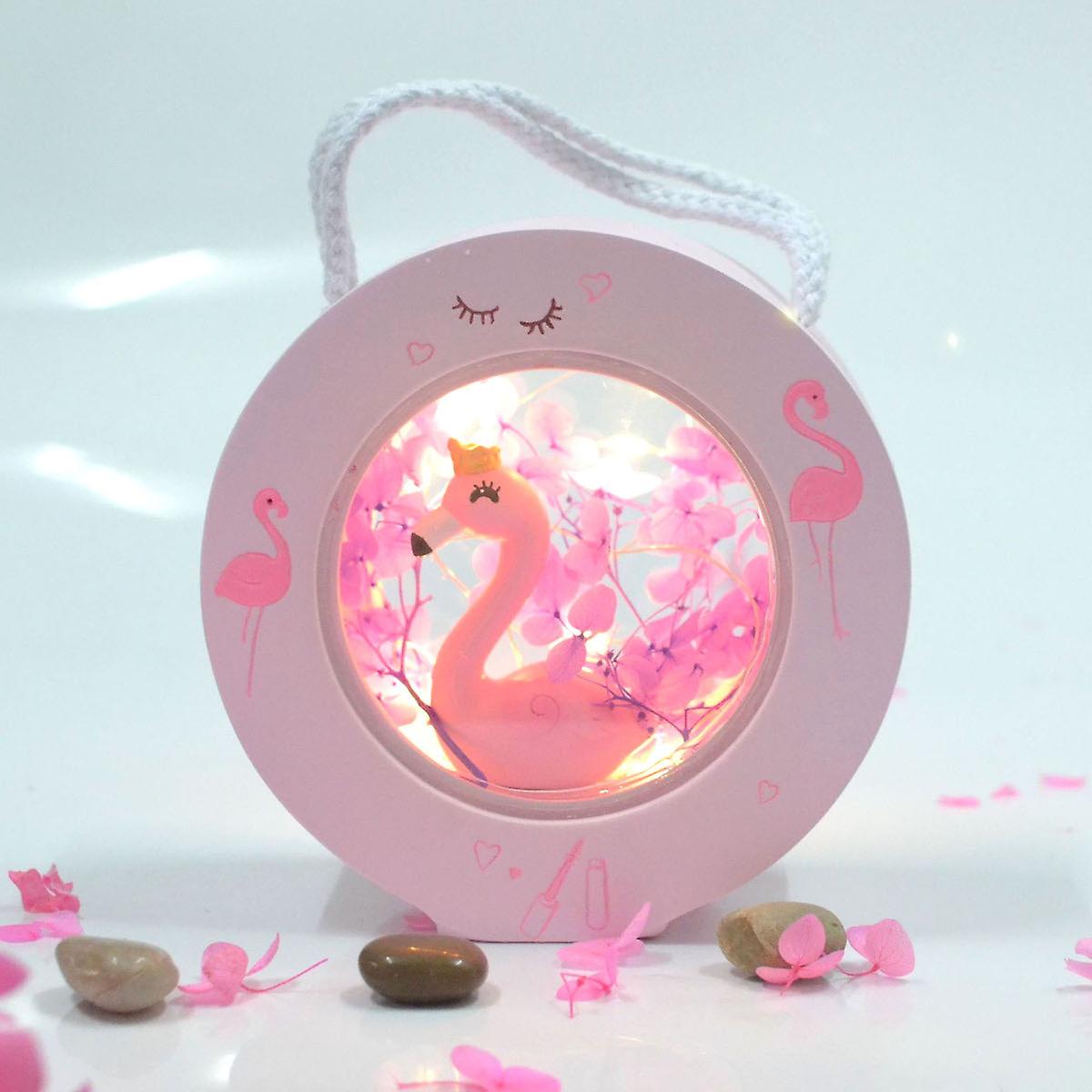 Flamingo Night Light Bedside Night Lamp Cute Kids Table Lamp Room Decoration Chirstmas Gift