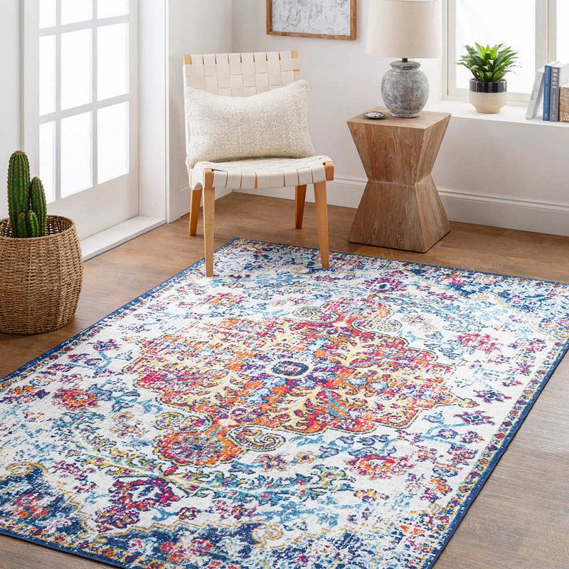 Stinesville Traditional Washable Area Rug