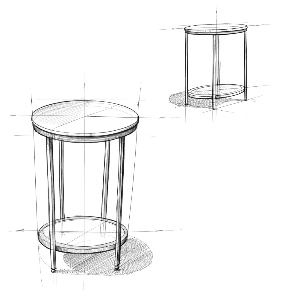 Jenna Round Side Table   Contemporary   Side Tables And End Tables   by Simpli Home Ltd.  Houzz