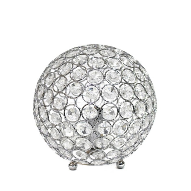 Crystal Ball Sequin Table Lamp Elegant Design