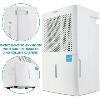 Ivation 50-Pint ENERGY STAR Dehumidifier with Drainage Pump IVAESDH50WP