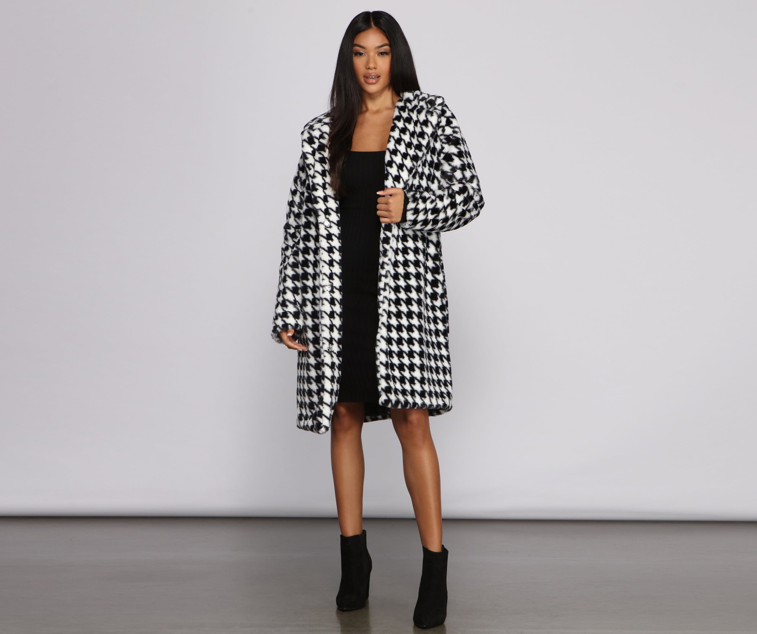 She's A Chic Girl Faux Fur Coat