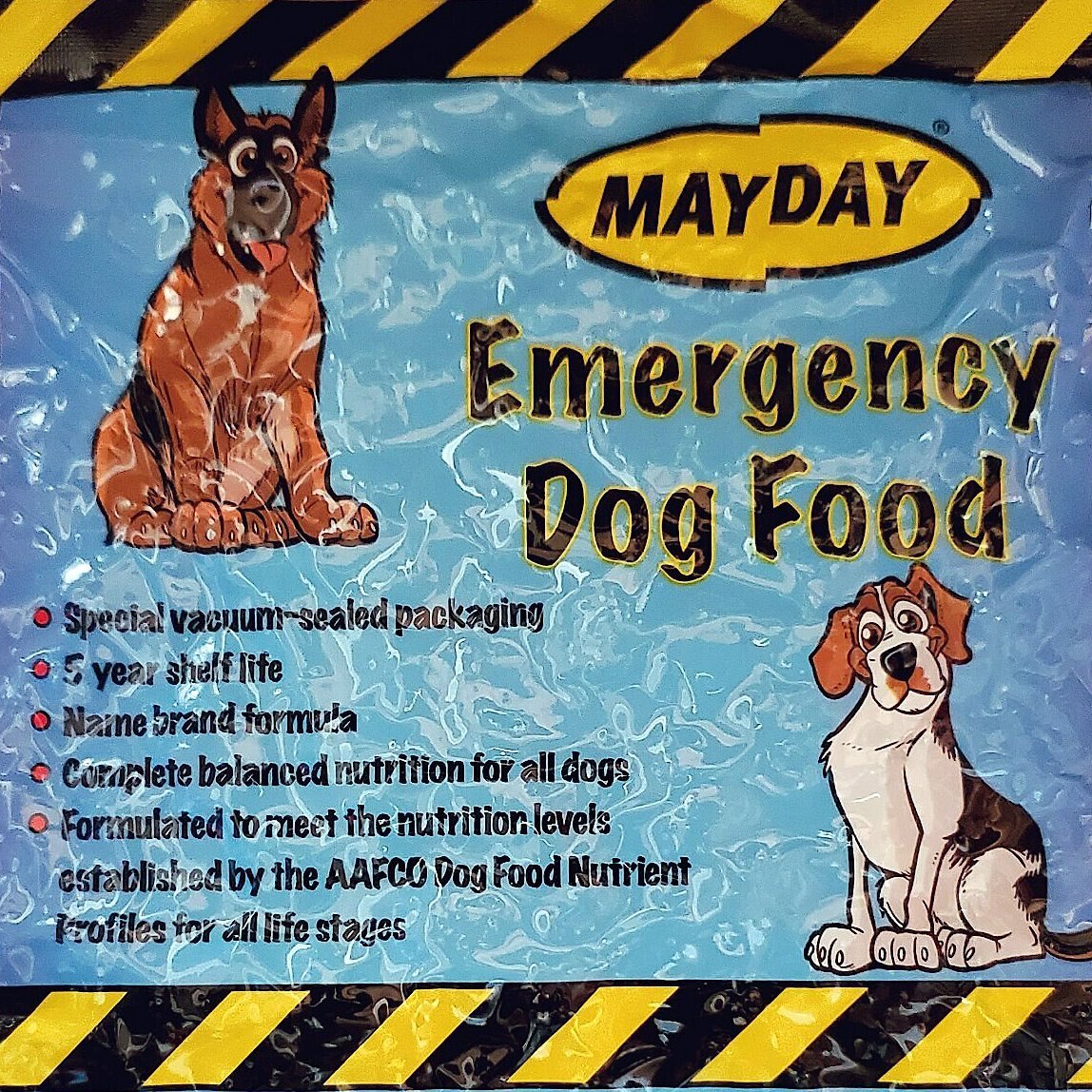 Mayday Emergency Dry Dog Food， 8-oz bag