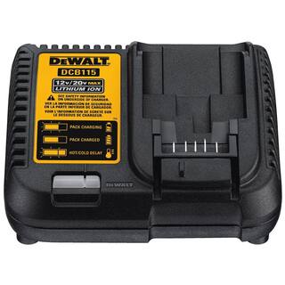 DW 20V MAX XR Premium Lithium-Ion 5.0Ah Battery Pack (2 Pack) Charger and Kit Bag DCB205-2CK