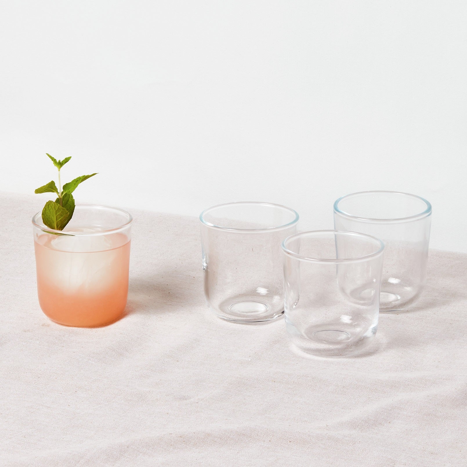 short drinking glass set