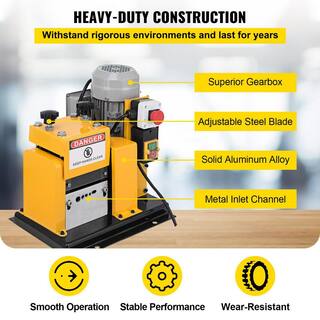 VEVOR Wire Stripping Machine 0.079 in. to 0.79 in. OD Automatic Wire Strip Tool 4 Cutting Channel 5-Blade for Copper Recycling BXJQJ005ZJ5-13MM1V1