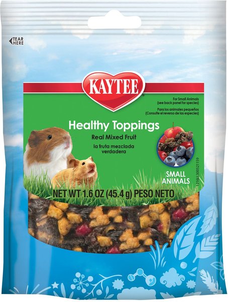 Kaytee Fiesta Healthy Toppings Mixed Fruit Small Animal Treats