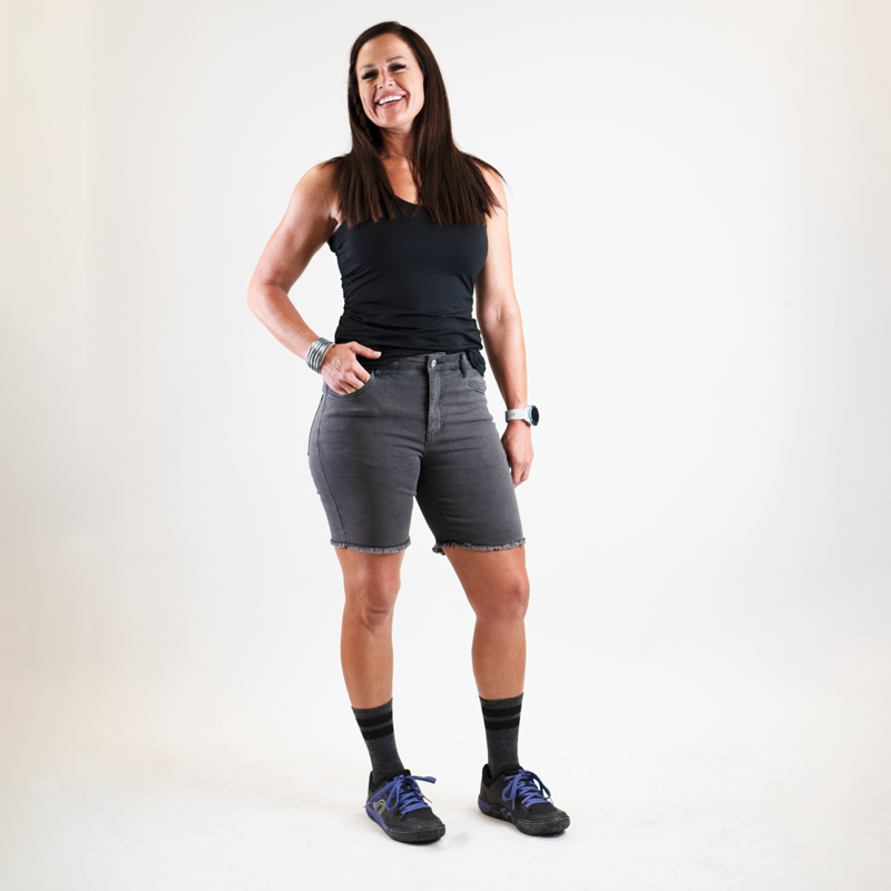 Stretch Jorts - Faded Grey by Handup Gloves