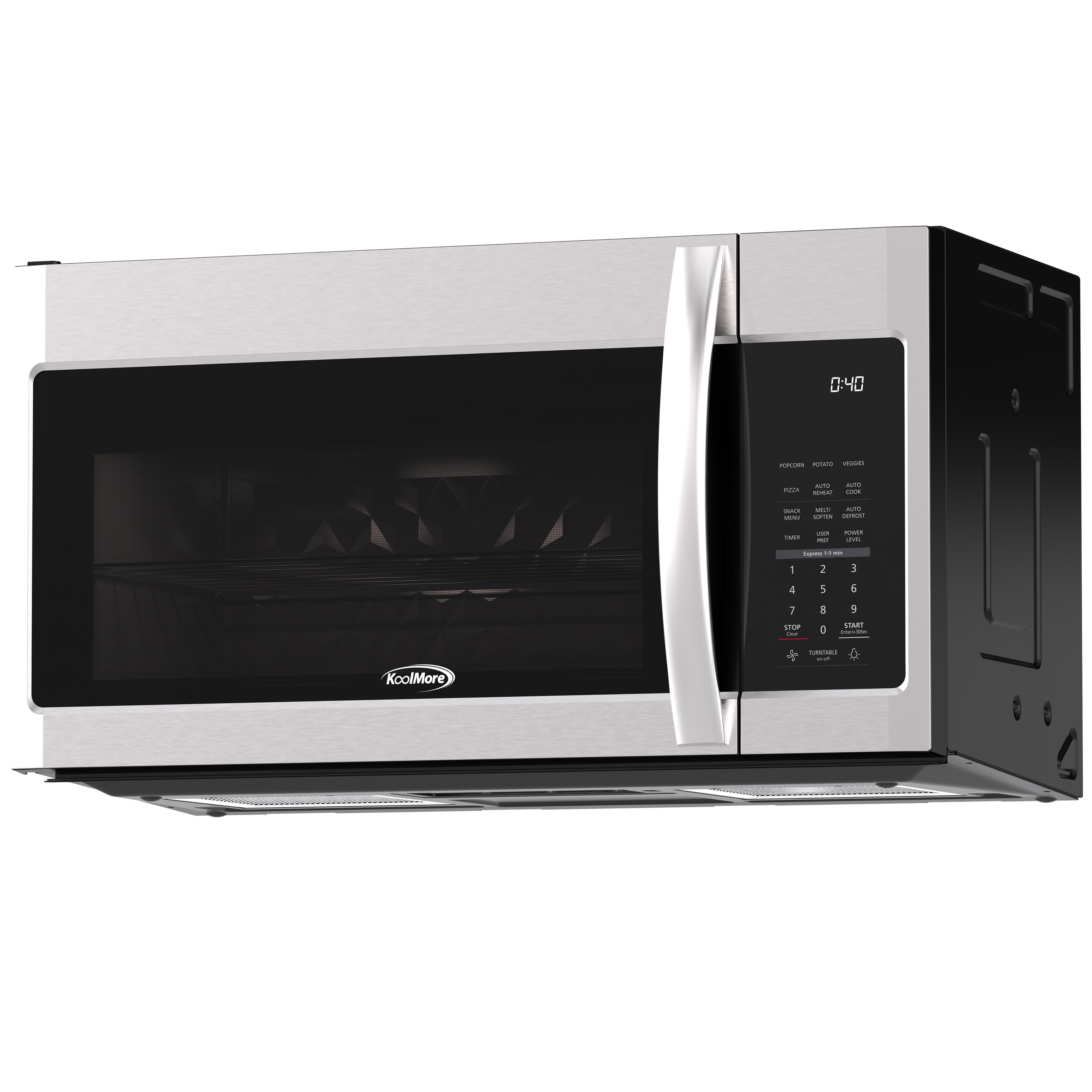 1.9 Cu. Ft. Over the Range Microwave Oven with Oven Lamp and 300CFM Recirculation Vent Hood Function - 1.9 cu ft Shopping - The Best Deals on Over-the-Range Microwaves | 39952929