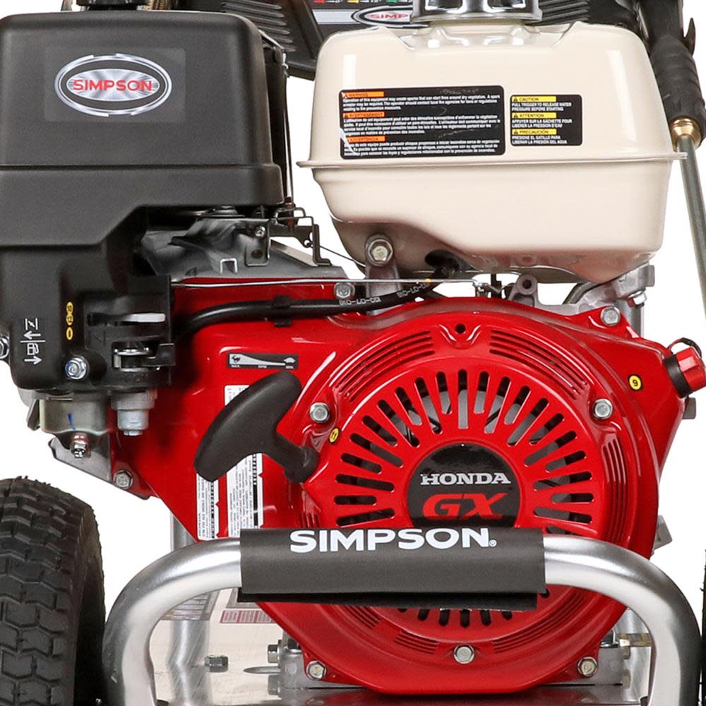 Aluminum 4200 PSI at 4.0 GPM HONDA GX390 with CAT Triplex Plunger Pump Cold Water Professional Gas Pressure Washer (49-State) ;