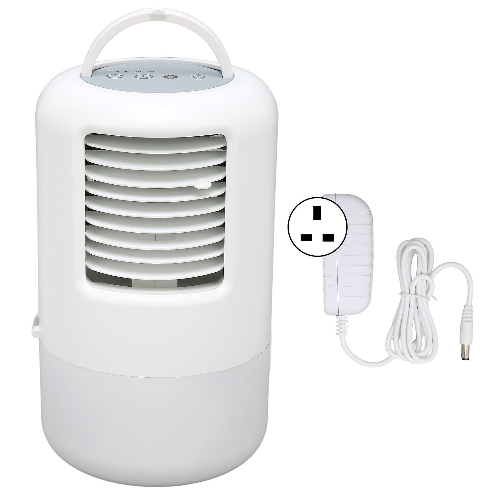 Portable Air Conditioner Night Light 500ml Tank Timing Function Low Noise 3 Speeds Air Conditioner Fan 100240vuk Plug