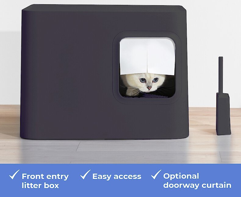 Meowy Studio Loo Enclosed Cat Litter Box Concealment