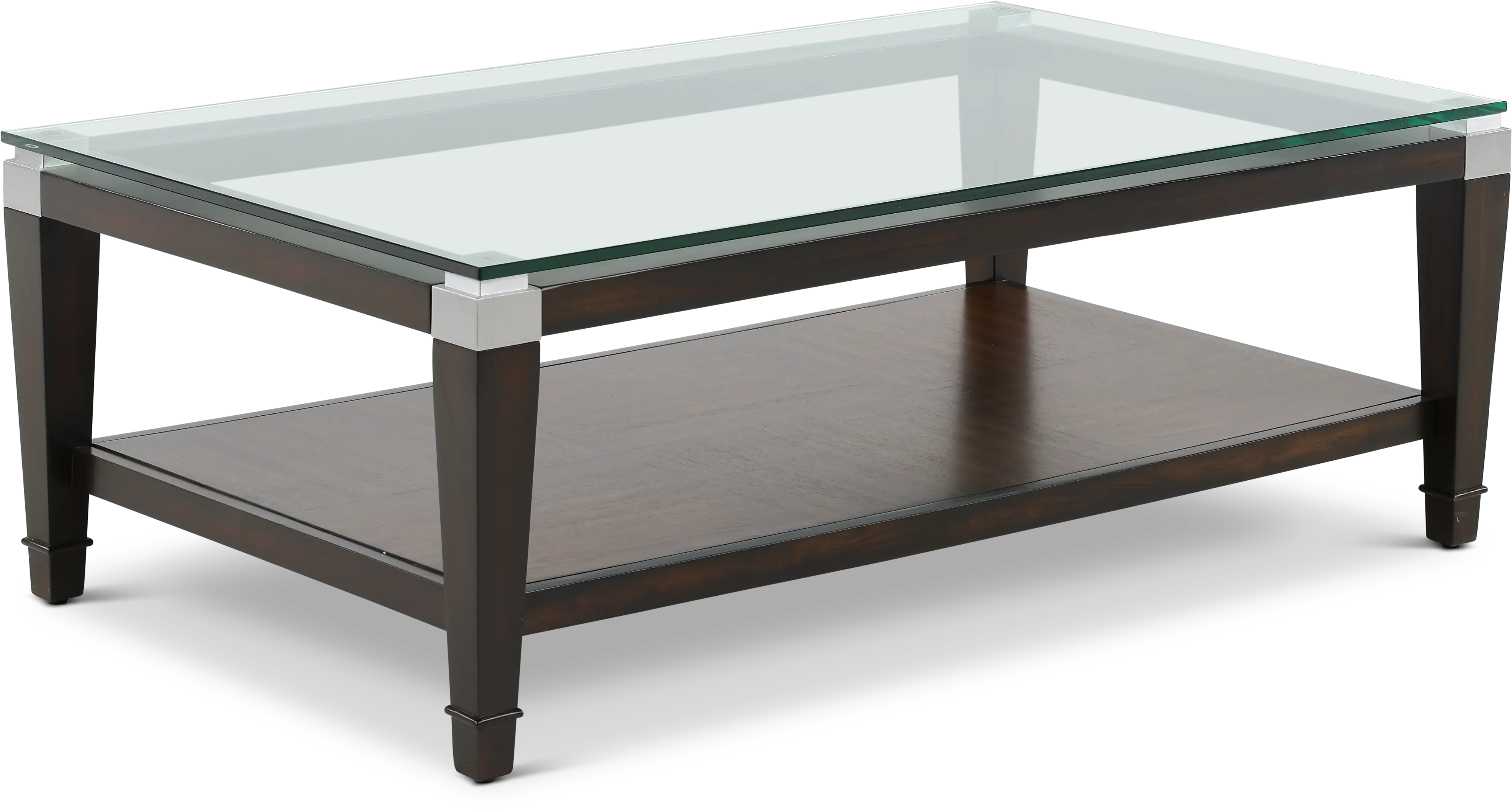 Dunhill Glass Top Coffee Table