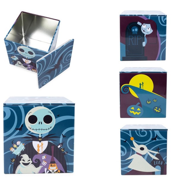 Ukonic Disney Nightmare Before Christmas Jack Skellington Tin Storage Box 4 Inches