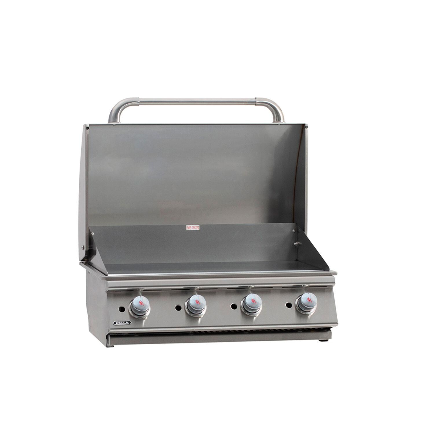 Bull Grills 33-Inch Stainless Steel Flat Top Grill