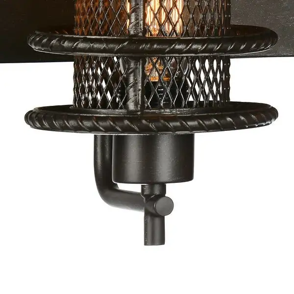 Darya 3 Light Wall Sconce With Brown Finish