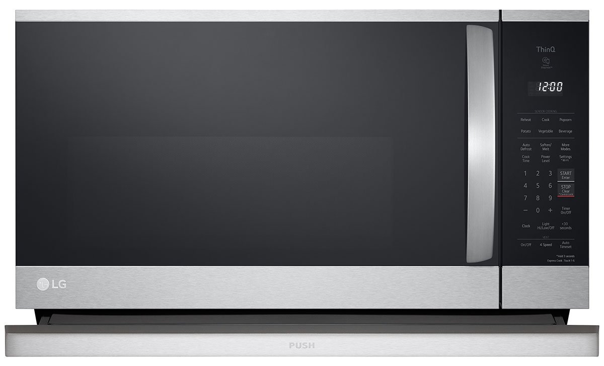 LG 2.1 Cu. Ft. PrintProof Stainless Steel Wi-Fi Enabled Over-The-Range Microwave Oven With EasyClean