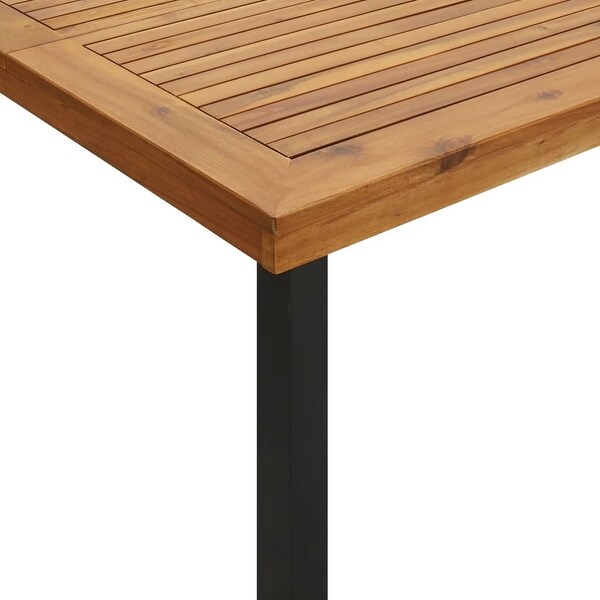 vidaXL Patio Table multisize Solid Wood Acacia