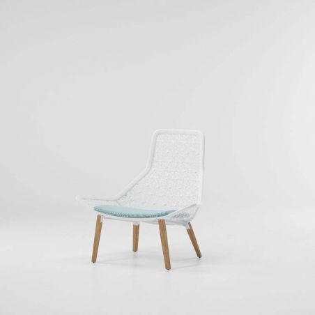 Fauteuil de jardin Maia KETTAL - Fauteuil extérieur design teck corde