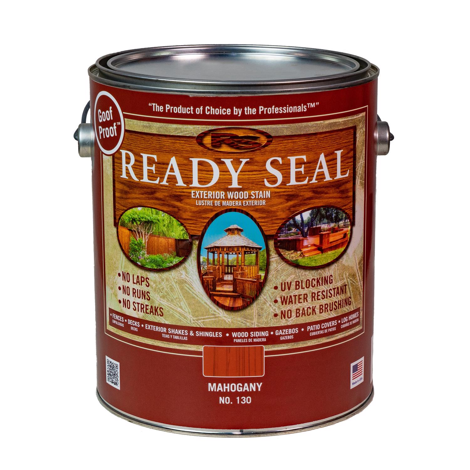 Ready Seal Goof Proof Semi-Transparent Mahogany Oil-Based Penetrating Wood Stain/Sealer 1 gal