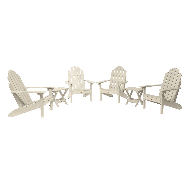 Highwood Westport Adirondack Chairs with Folding Side Tables