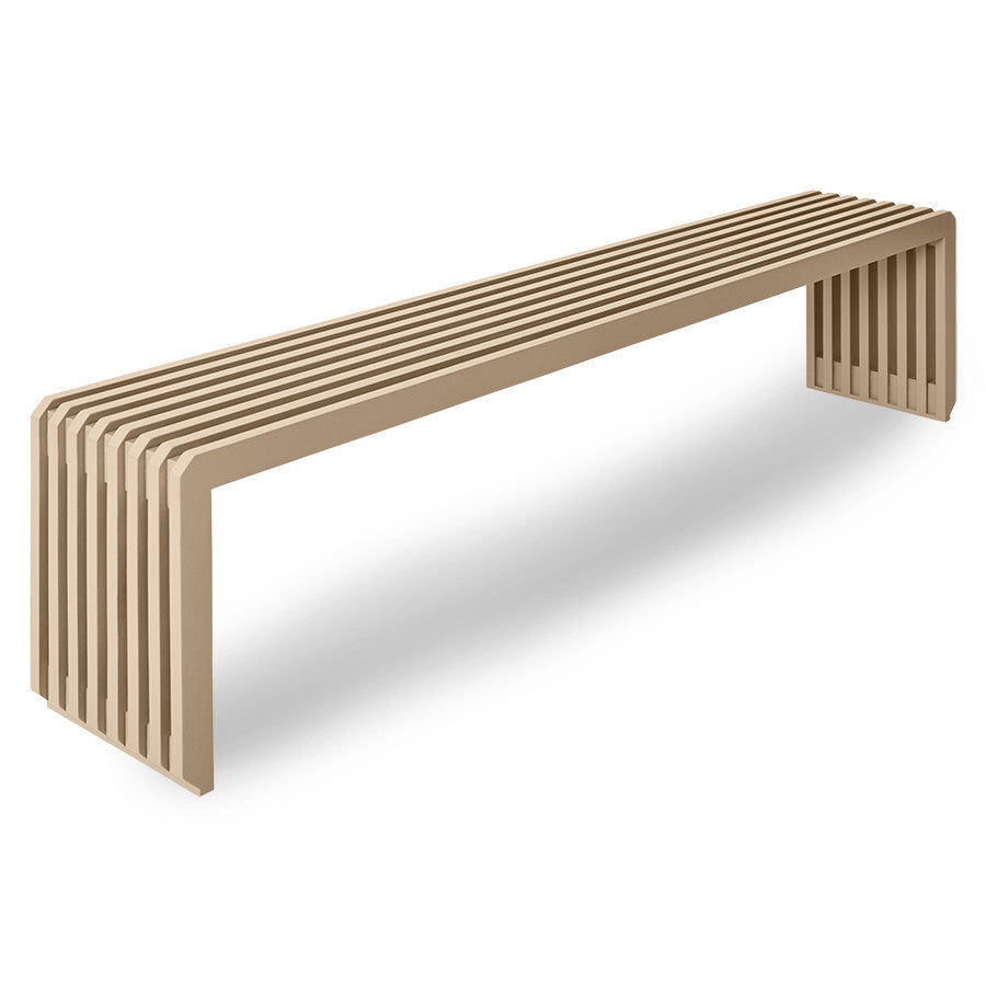 Slatted bench Sand L