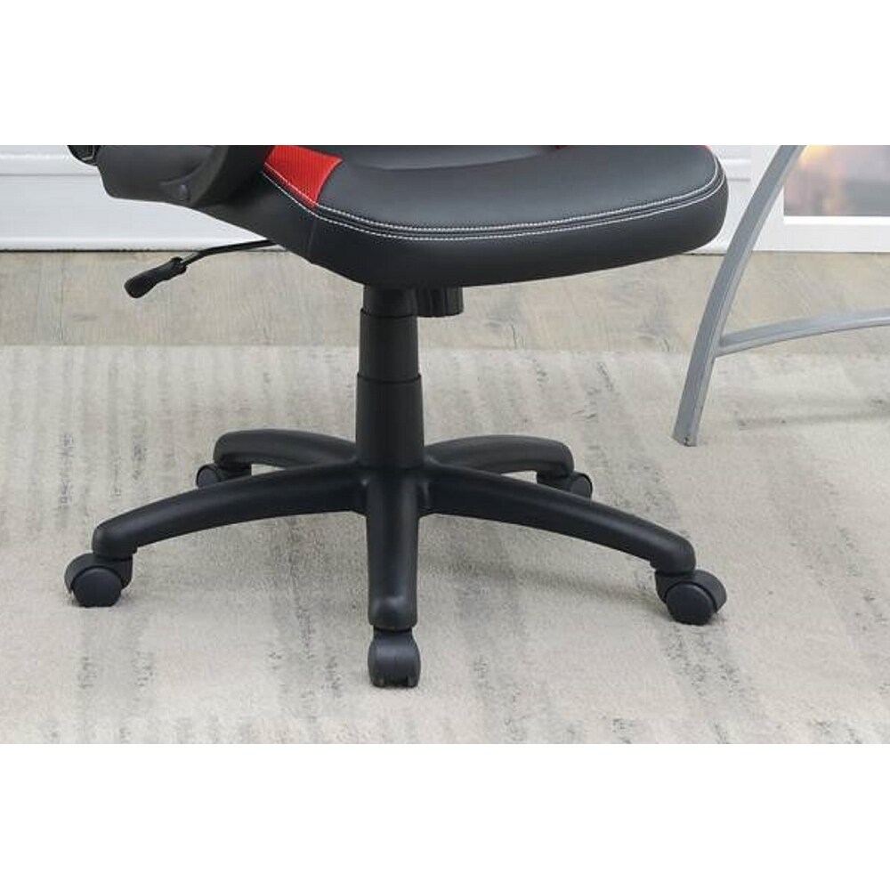 Office Chair Upholstered 1pc Cushioned Comfort Chair Relax Gaming Office