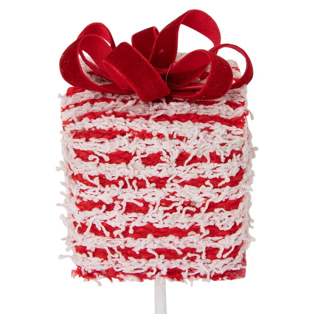 Candy Cane Gift Boxes Decorative Christmas Spray