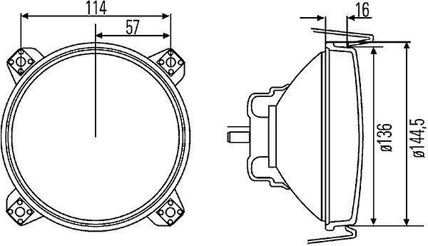 Headlight Head Lamp Right O/S Left N/S Halogen H4 12V