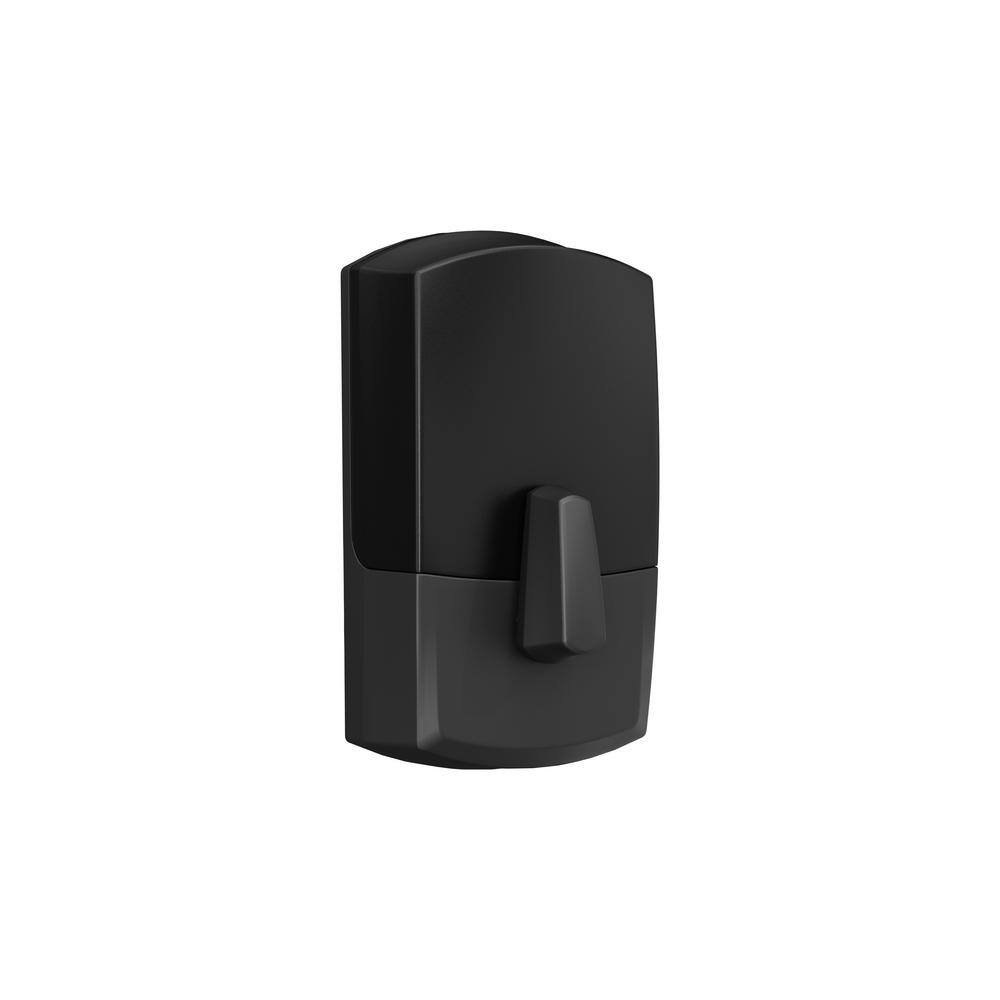 Schlage Greenwich Matte Black Encode Smart Wi-Fi Deadbolt BE489WB V GRW 622