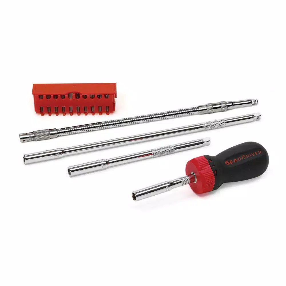 GEARWRENCH Ratcheting Screwdriver Stubby Set (15 per Pack) and#8211; XDC Depot