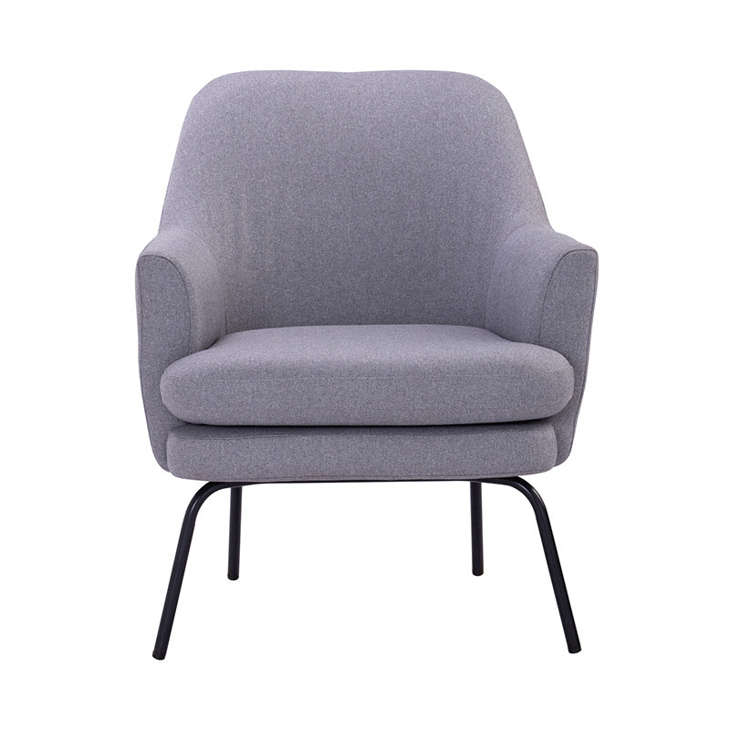 LUCIAN Lounge Chair - Pewter Grey