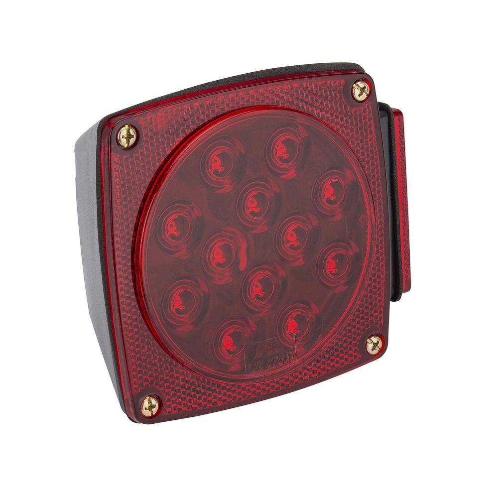 TowSmart ProClass 80 in. Under Submersible 6-Function Curbside LED Red Rear Trailer Light 1447