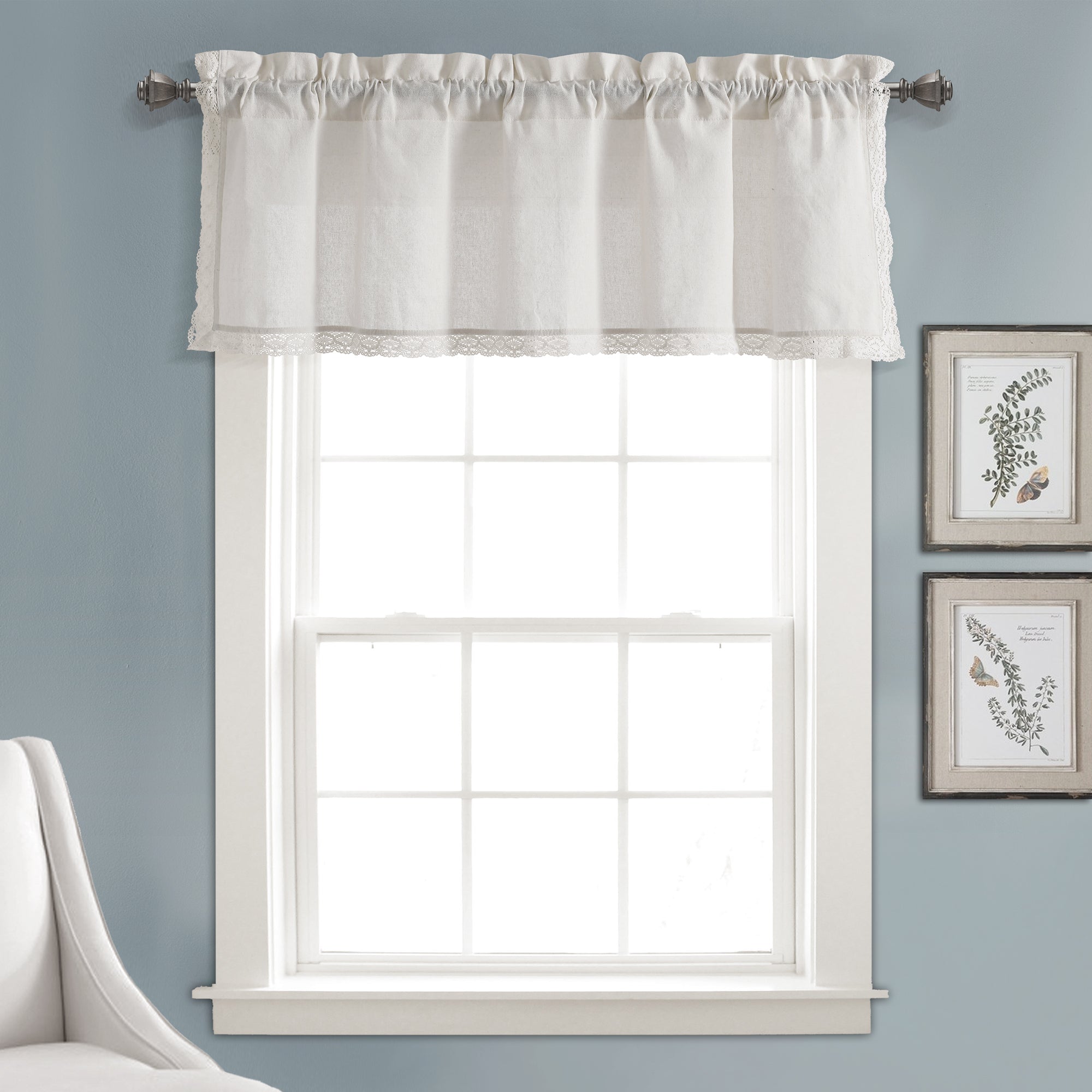 Rosalie Faux Linen Valance