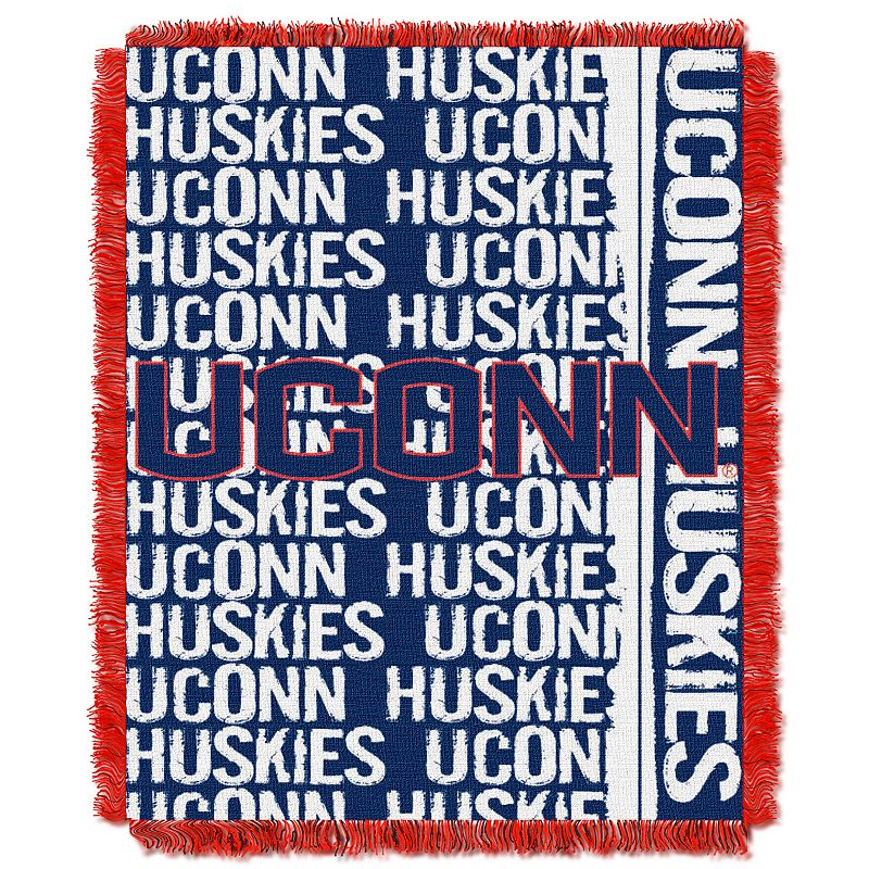 UConn Huskies Jacquard Throw Blanket by Northwest