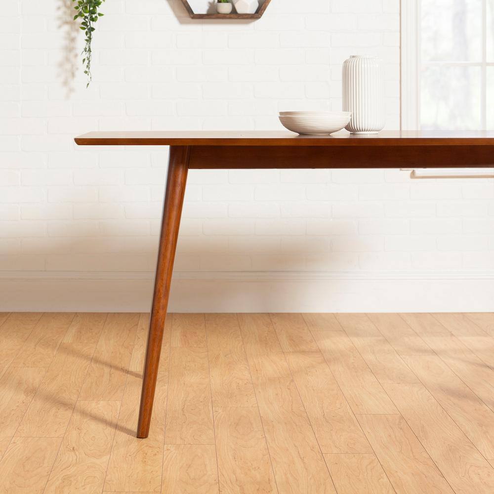 Walker Edison Furniture Company 60 in. Mid Century Wood Dining Table - Acorn HDW60MCAC