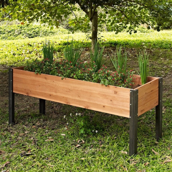 Elevated Outdoor Raised Garden Bed Planter Box 70 x 24 x 29 inch High