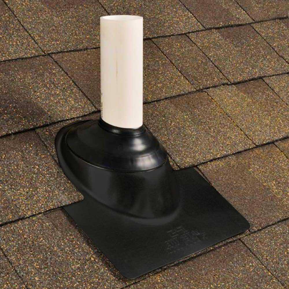 Gibraltar Building Products 1-14 in. - 3 in. Plastic Adjustable Pipe Flashing with Hard Base and Rubber Collar CMIHB31